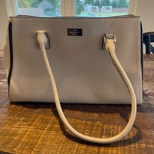 Kate spade cream leather shoulder bag